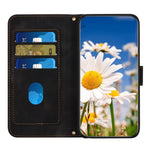 For Xiaomi Redmi Note 13 Pro+ 5G Case PU Leather Flower Pattern Wallet Style Flip Phone Cover