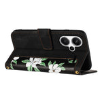 For Xiaomi Redmi Note 13 Pro+ 5G Case PU Leather Flower Pattern Wallet Style Flip Phone Cover