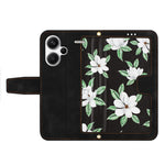 For Xiaomi Redmi Note 13 Pro+ 5G Case PU Leather Flower Pattern Wallet Style Flip Phone Cover