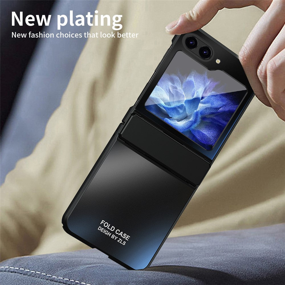 Samsung Galaxy Z Flip7 FE 5G / Z Flip6 5G / Z Flip5 5G-skal, galvaniseret hårdt PC-mobilskal