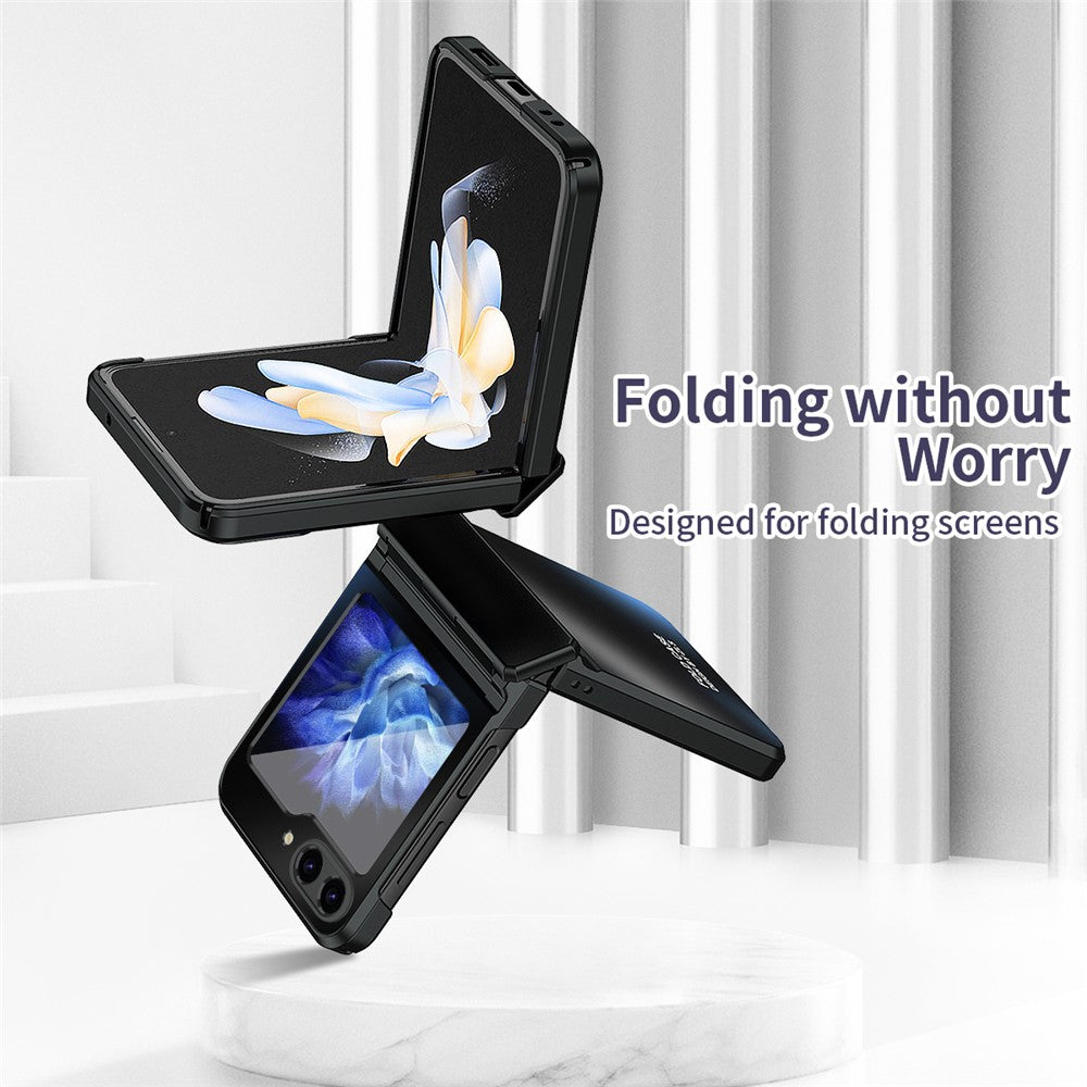 Samsung Galaxy Z Flip7 FE 5G / Z Flip6 5G / Z Flip5 5G-skal, galvaniseret hårdt PC-mobilskal