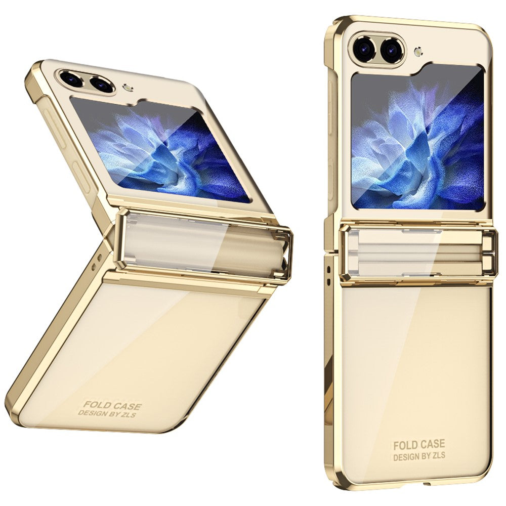 Til Samsung Galaxy Z Flip7 FE 5G / Z Flip6 5G / Z Flip5 5G Cover Elektropletteret Hard PC Sammenklappeligt Telefoncover