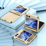 Til Samsung Galaxy Z Flip7 FE 5G / Z Flip6 5G / Z Flip5 5G Cover Elektropletteret Hard PC Sammenklappeligt Telefoncover