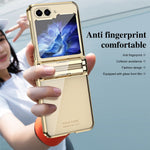 Til Samsung Galaxy Z Flip7 FE 5G / Z Flip6 5G / Z Flip5 5G Cover Elektropletteret Hard PC Sammenklappeligt Telefoncover