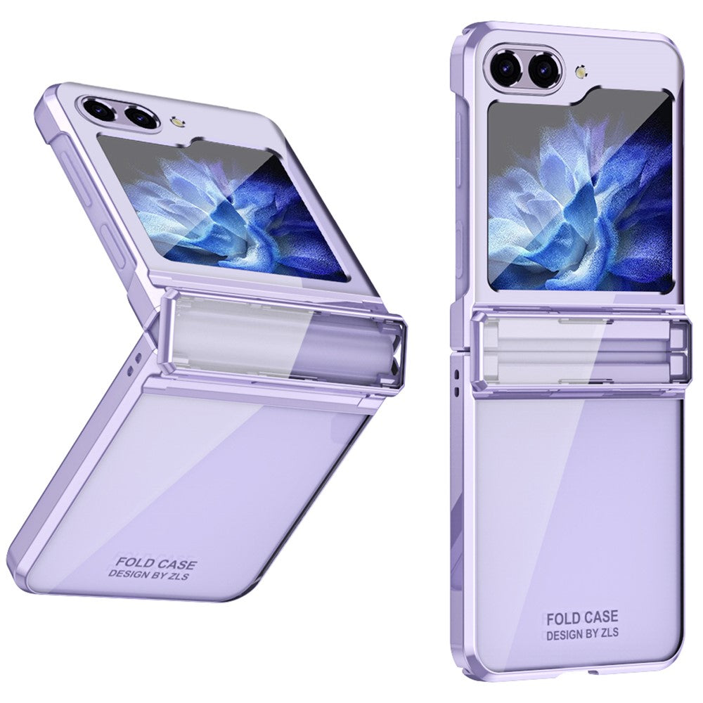 Til Samsung Galaxy Z Flip7 FE 5G / Z Flip6 5G / Z Flip5 5G Cover Elektropletteret Hard PC Sammenklappeligt Telefoncover