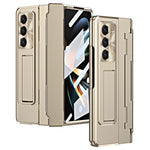 For Samsung Galaxy Z Fold6 5G Case Hinge Protection PC Phone Cover with Kickstand