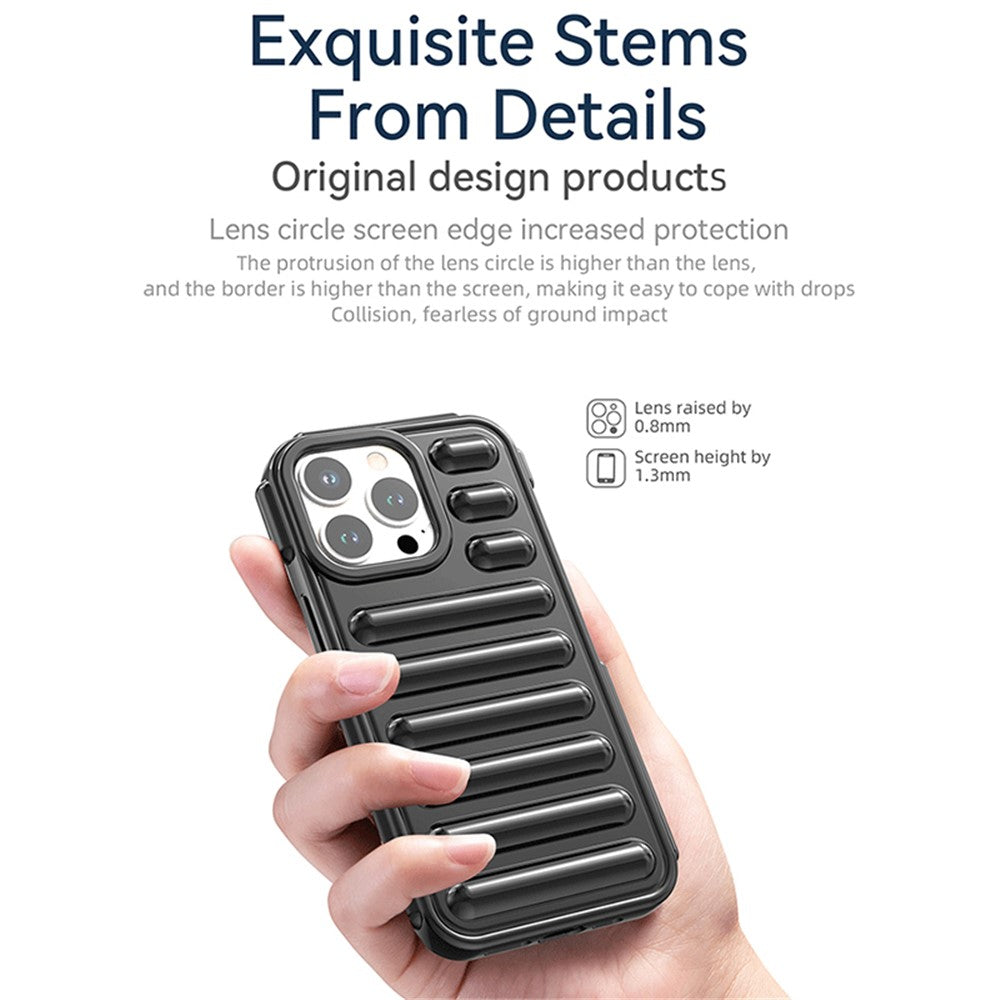 Capsule Series for iPhone 12 Pro Case Ribbed Protective Soft TPU Phone Cover