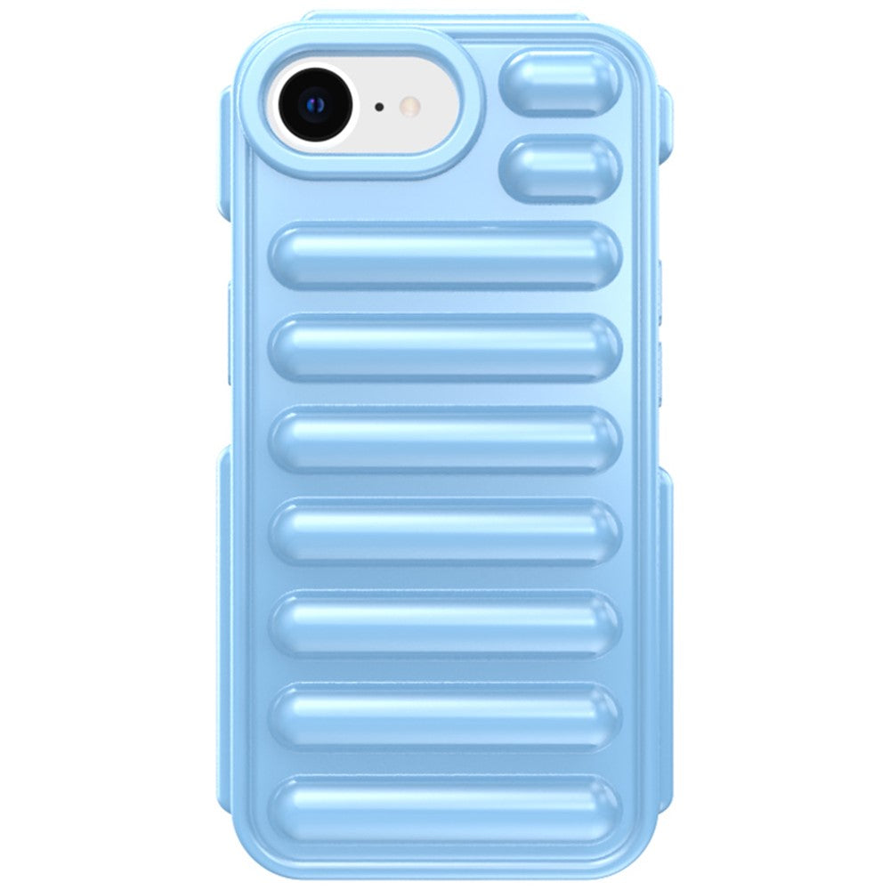 Capsule Series til iPhone 17e / 16e Cover Blødt TPU Ribbet Anti-Dråbe Telefoncover