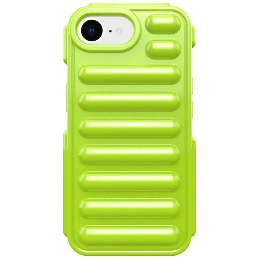 Capsule Series til iPhone 17e / 16e Cover Blødt TPU Ribbet Anti-Dråbe Telefoncover