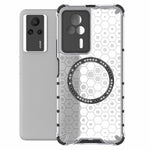 For Xiaomi Redmi K60E 5G Magnetic Case Reinforced Corners TPU+PC Honeycomb Phone Cover