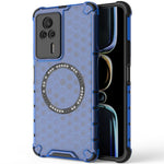 For Xiaomi Redmi K60E 5G Magnetic Case Reinforced Corners TPU+PC Honeycomb Phone Cover