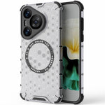 For Huawei Pura 70 Magnetic Case TPU+PC Honeycomb Corner Protection Phone Cover