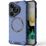 For Huawei Pura 70 Magnetic Case TPU+PC Honeycomb Corner Protection Phone Cover