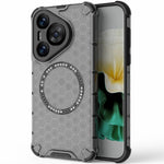 For Huawei Pura 70 Magnetic Case TPU+PC Honeycomb Corner Protection Phone Cover