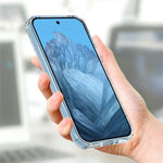 For Google Pixel 9 Pro XL Clear Case Magnetic Case TPU+Acrylic Phone Cover