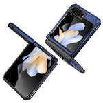 Armor Series For Samsung Galaxy Z Flip7 FE 5G / Z Flip6 5G Case Ring Kickstand PC+TPU Phone Cover