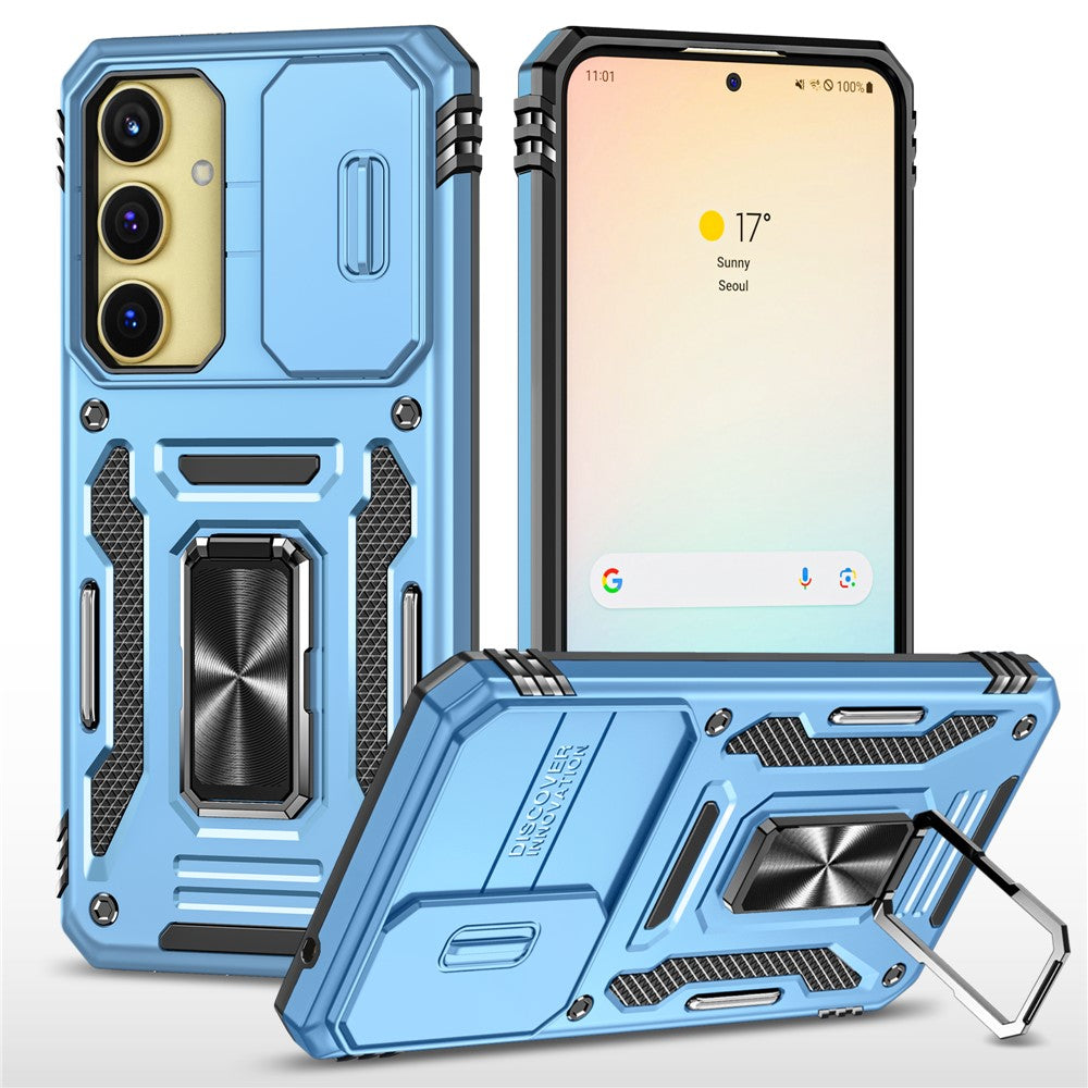 Armor Series til Samsung Galaxy A25 5G (Global) (161,0 X 76,5 X 8,3 mm) PC+TPU-mobilcover med linse- og privatlivsbeskyttelse