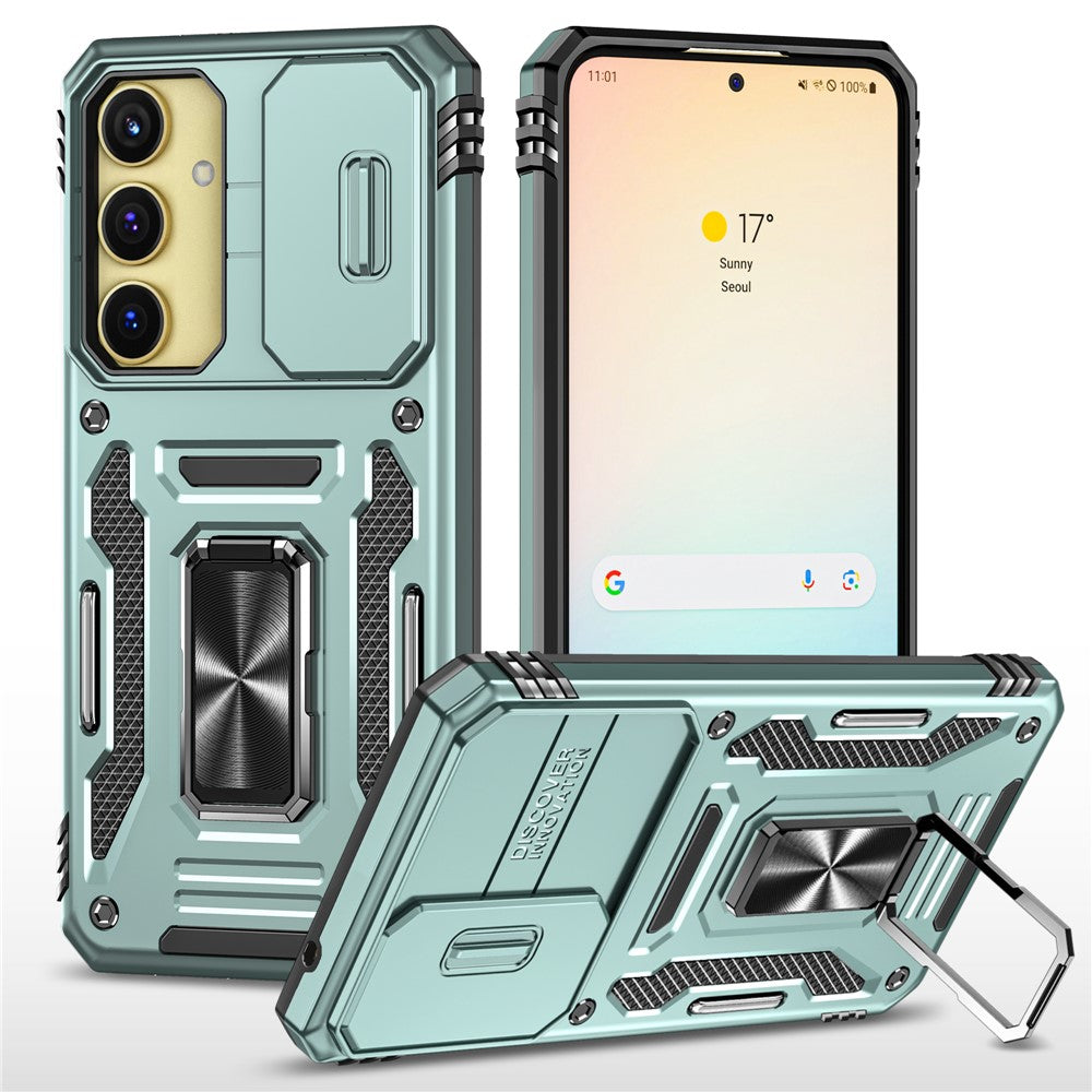 Armor Series til Samsung Galaxy A25 5G (Global) (161,0 X 76,5 X 8,3 mm) PC+TPU-mobilcover med linse- og privatlivsbeskyttelse