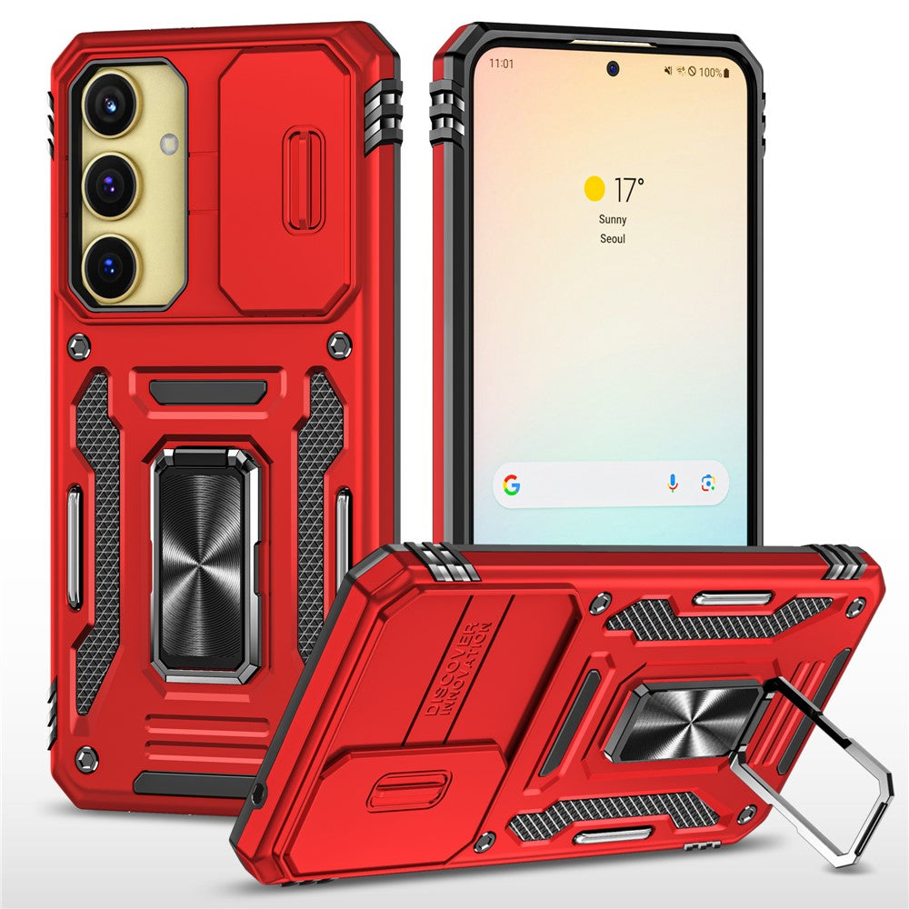 Armor Series til Samsung Galaxy A25 5G (Global) (161,0 X 76,5 X 8,3 mm) PC+TPU-mobilcover med linse- og privatlivsbeskyttelse