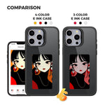 E Ink Case for iPhone 13 Pro Max 4-Color NFC Projection DIY Screen Display Phone Cover