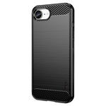 MOFI JK TPU Serie-1 til iPhone 17e / 16e Cover Fleksibelt TPU Telefoncover med Kulfiberdesign
