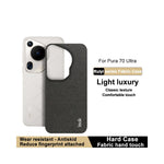IMAK Ruiyi Series for Huawei Pura 70 Ultra Case Fabric Texture Leather+PC Phone Back Cover