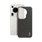 IMAK Ruiyi Series for Huawei Pura 70 Ultra Case Fabric Texture Leather+PC Phone Back Cover