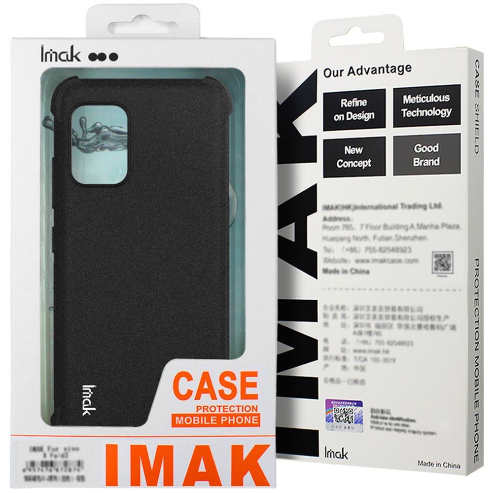IMAK For Motorola G96 5G / Edge 50 Fusion 5G Case Reinforced Corners Matte TPU Phone Cover