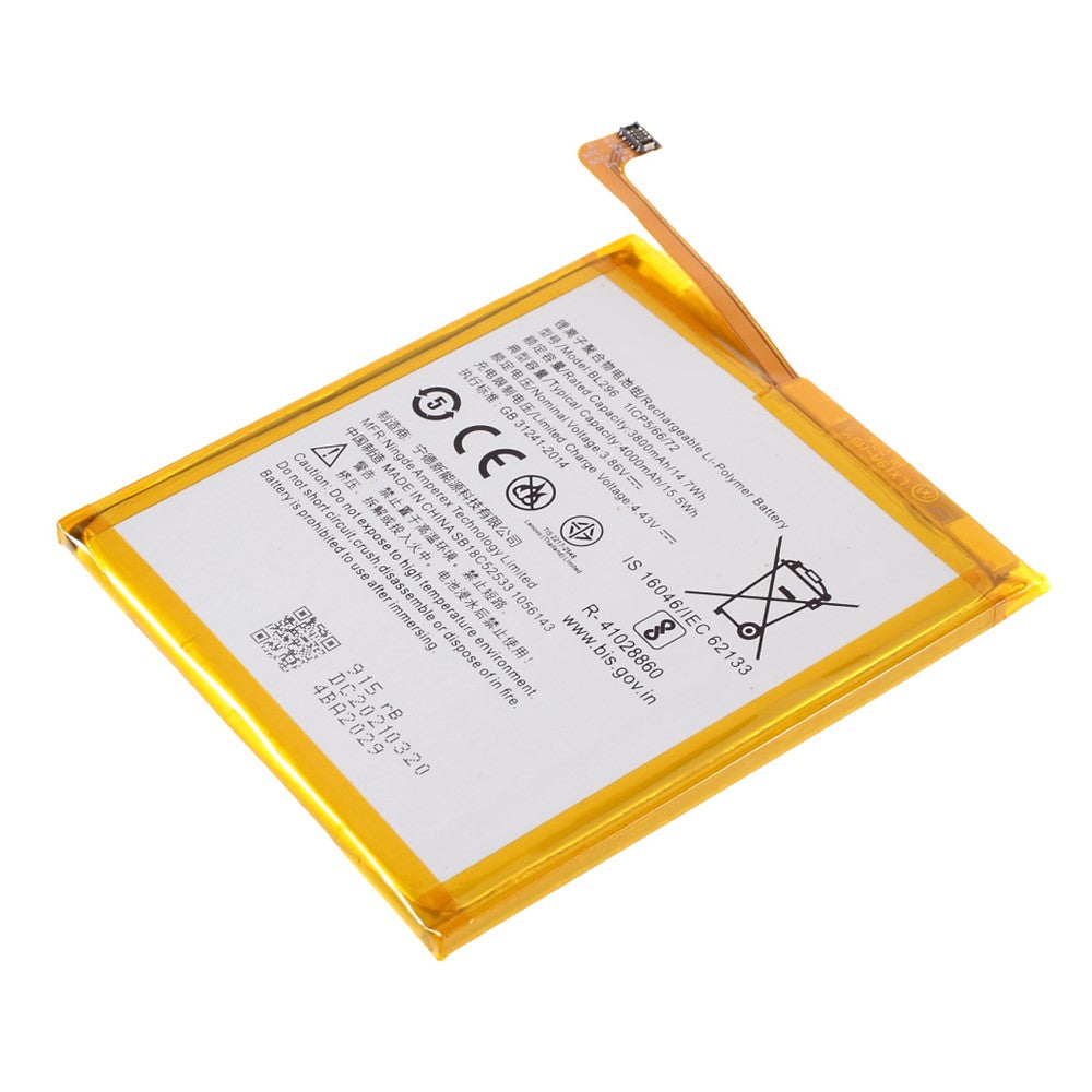 3.82V 3800mAh Battery Replacement (Encode: BL296) for Lenovo Z6/Z6 Pro