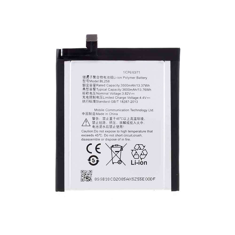 3.82V 3500mAh Battery Replacement (Encode: BL258) for Lenovo Vibe X3 X3c50/X3C70