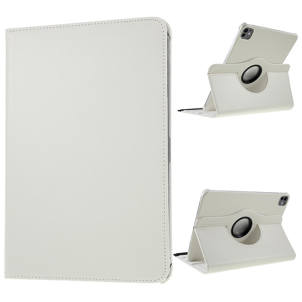 Til iPad Pro 11 (2025) / 11 (2024) Cover Roterende Stand PU Læder Beskyttelsescover