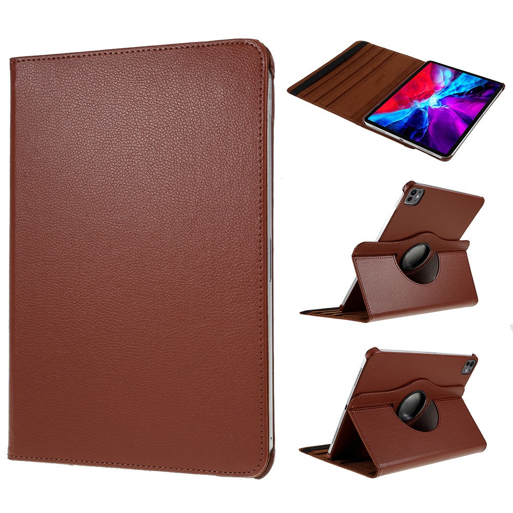 Til iPad Pro 11 (2025) / 11 (2024) Cover Roterende Stand PU Læder Beskyttelsescover