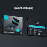 NILLKIN Til Samsung Galaxy Tab S9 FE+ Tablet-etui med aftageligt Bluetooth-kompatibelt tastatur (baggrundsbelyst version)