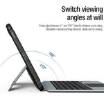 NILLKIN Til Samsung Galaxy Tab S9 FE+ Tablet-etui med aftageligt Bluetooth-kompatibelt tastatur (baggrundsbelyst version)