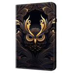 Til Samsung Galaxy Tab S10 Lite / S10 FE / S9 FE / S9 Folio Stand PU Læder Mønster Tablet Cover