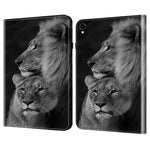 Til Samsung Galaxy Tab S10 Lite / S10 FE / S9 FE / S9 Folio Stand PU Læder Mønster Tablet Cover
