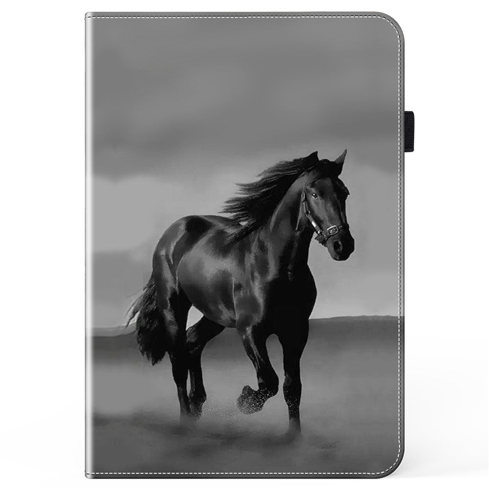 For Samsung Galaxy Tab S10 Ultra / S9 Ultra Case PU Leather Card Slots Tablet Cover Pattern Print