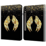 Til Samsung Galaxy Tab S10+ / S9+ / S9 FE+ Cover med mønsterprint i PU-læder og standerfunktion