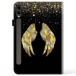 Til Samsung Galaxy Tab S10+ / S9+ / S9 FE+ Cover med mønsterprint i PU-læder og standerfunktion