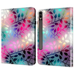 Til Samsung Galaxy Tab S10+ / S9+ / S9 FE+ Cover med mønsterprint i PU-læder og standerfunktion