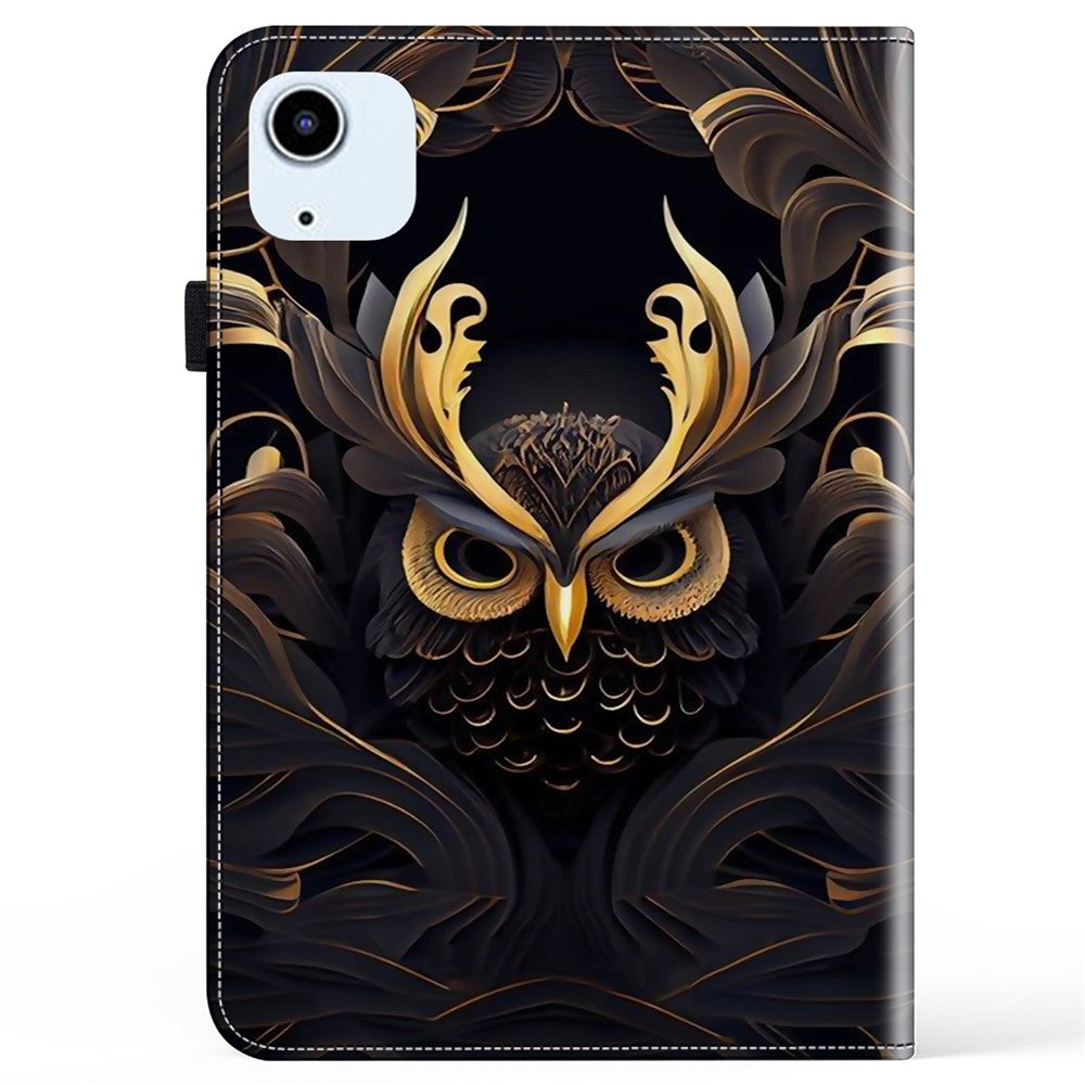 For iPad Air 11 (2026) / (2025) / (2024) / Air (2020) / (2022) Leather Case Shockproof Tablet Cover with Stand, Pattern Print