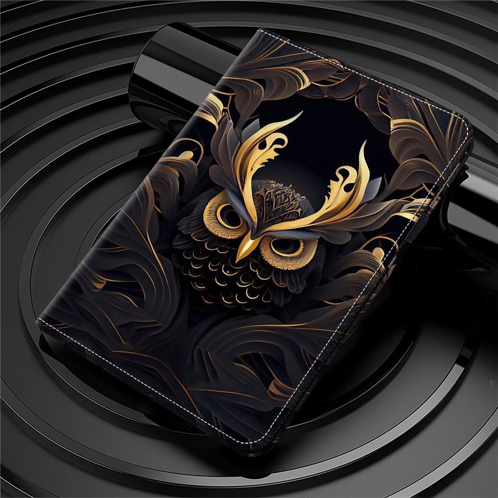 For iPad Air 11 (2026) / (2025) / (2024) / Air (2020) / (2022) Leather Case Shockproof Tablet Cover with Stand, Pattern Print