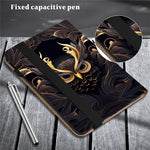 For iPad Air 11 (2026) / (2025) / (2024) / Air (2020) / (2022) Leather Case Shockproof Tablet Cover with Stand, Pattern Print