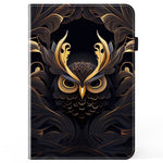 For iPad Air 11 (2026) / (2025) / (2024) / Air (2020) / (2022) Leather Case Shockproof Tablet Cover with Stand, Pattern Print