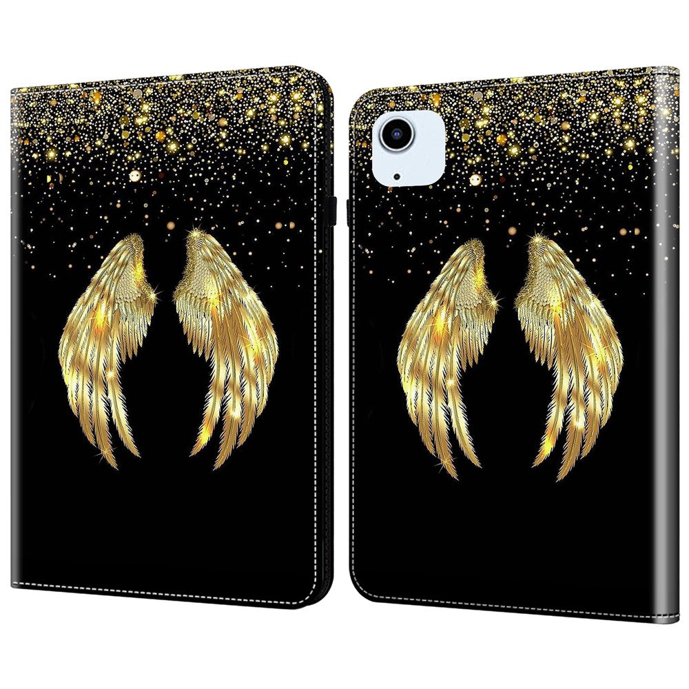 For iPad Air 11 (2026) / (2025) / (2024) / Air (2020) / (2022) Leather Case Shockproof Tablet Cover with Stand, Pattern Print