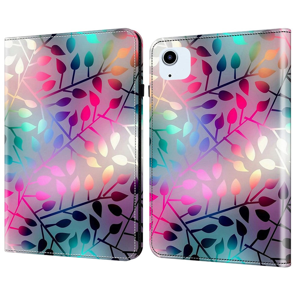 For iPad Air 11 (2026) / (2025) / (2024) / Air (2020) / (2022) Leather Case Shockproof Tablet Cover with Stand, Pattern Print