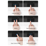 Magnetic Floating Bluetooth-Compatible Keyboard for iPad Air 13 (2026) / (2025) / (2024) / iPad Pro 12.9 (2022) / (2021) / (2020) / (2018) Leather Tablet Case