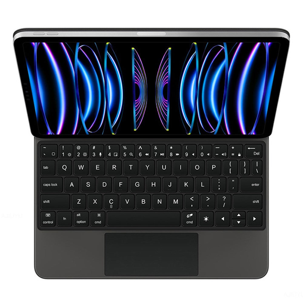 Magnetic Floating Bluetooth-Compatible Keyboard for iPad Air 13 (2026) / (2025) / (2024) / iPad Pro 12.9 (2022) / (2021) / (2020) / (2018) Leather Tablet Case