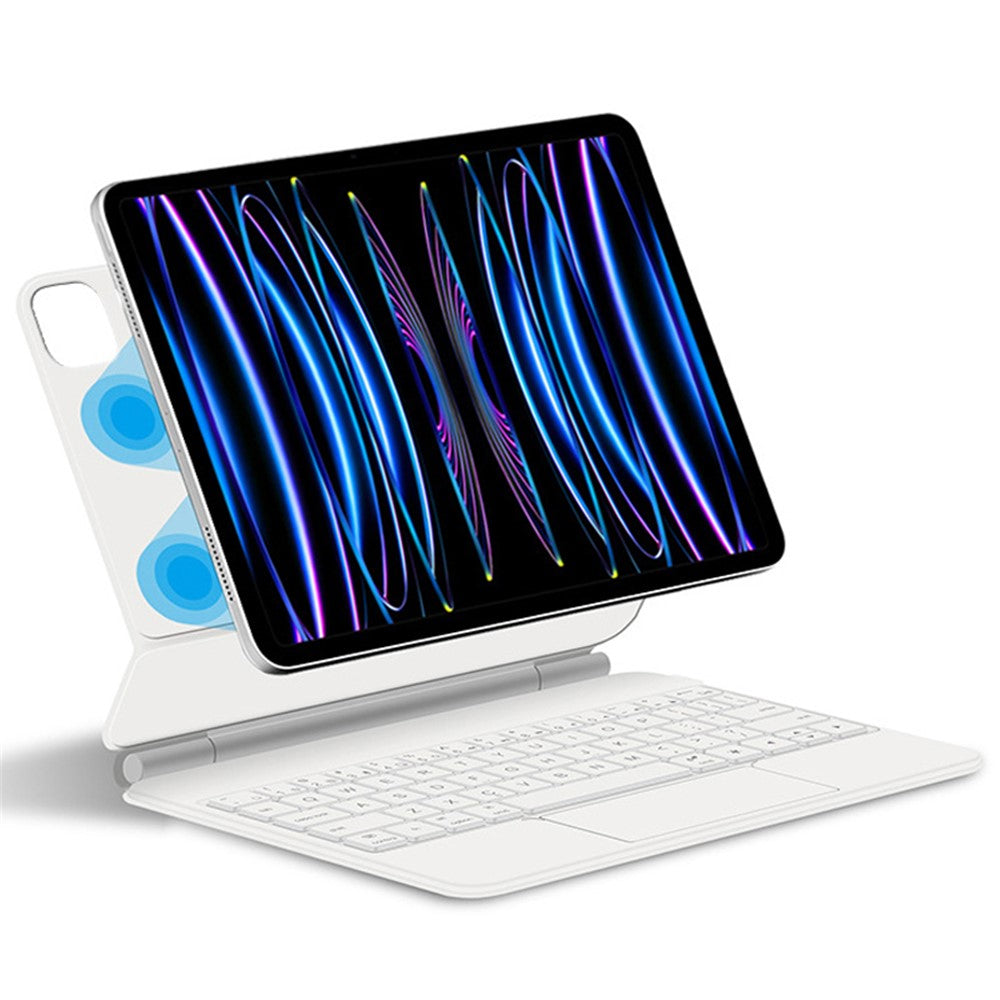 Magnetic Floating Bluetooth-Compatible Keyboard for iPad Air 13 (2026) / (2025) / (2024) / iPad Pro 12.9 (2022) / (2021) / (2020) / (2018) Leather Tablet Case