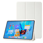 Huawei MatePad 11.5 S (2025) / MatePad 11.5 S (2024) Fodral Trippelvikbart Stativ PU-läder+TPU+Klart Akryl Surfplatta